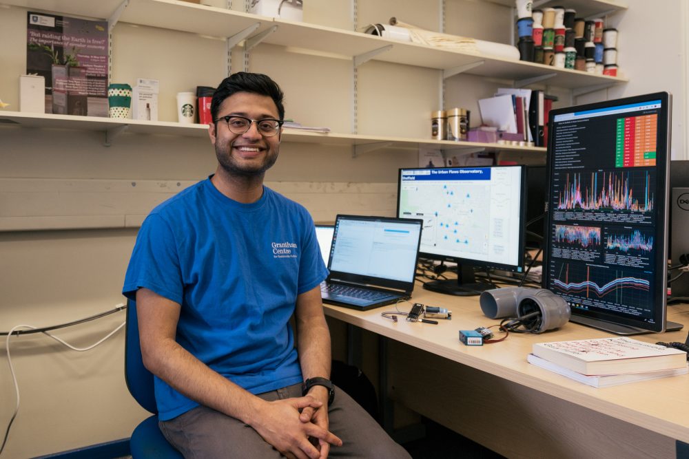 Rohit Chakraborty and the tools that help him tackle air pollution in Sheffield