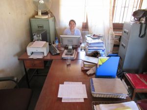 rural water projects are run out offices like this one in Balaka, Malawi. 