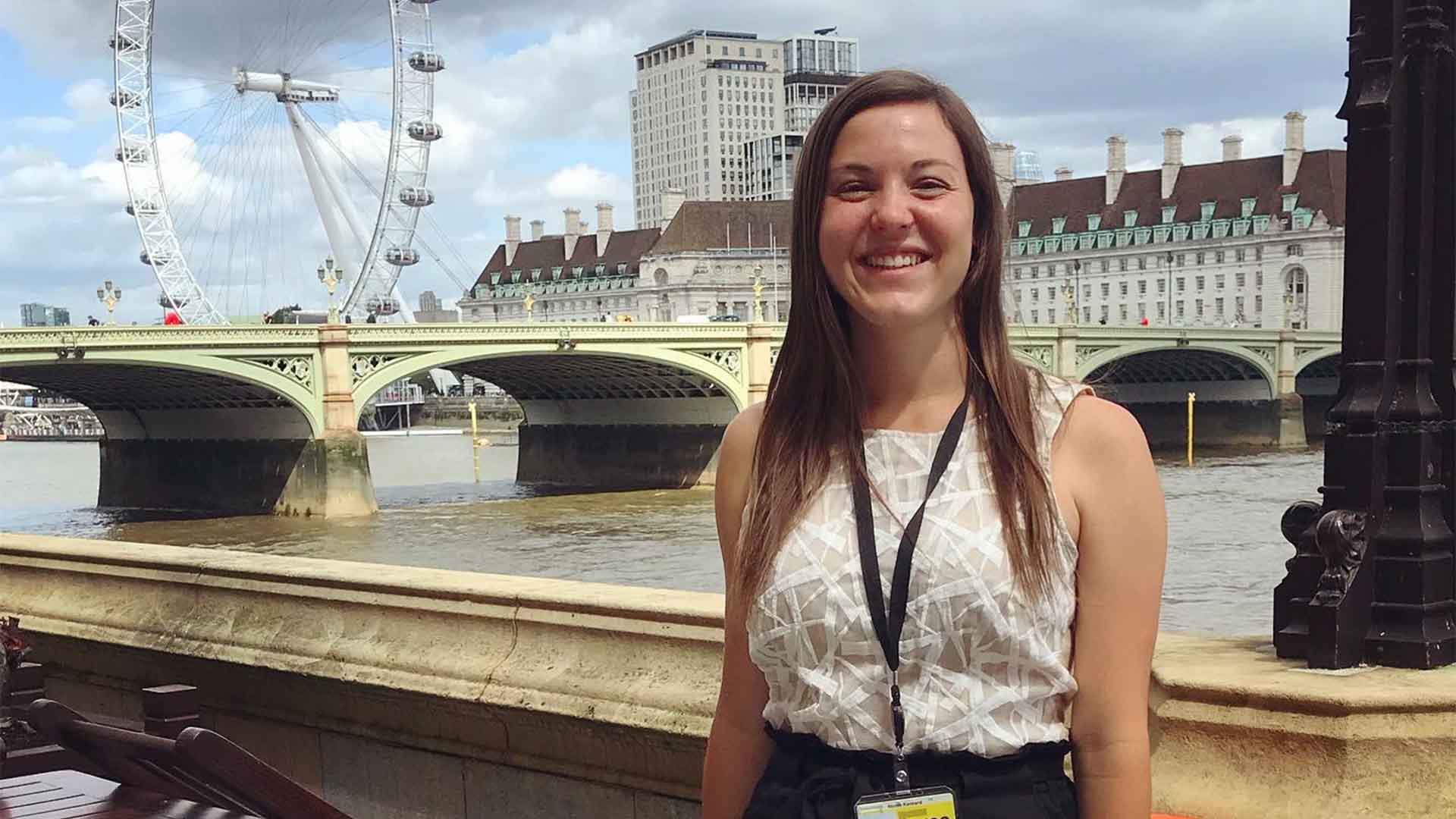 Nicole Kennard who has completed a fellowship UK parliament