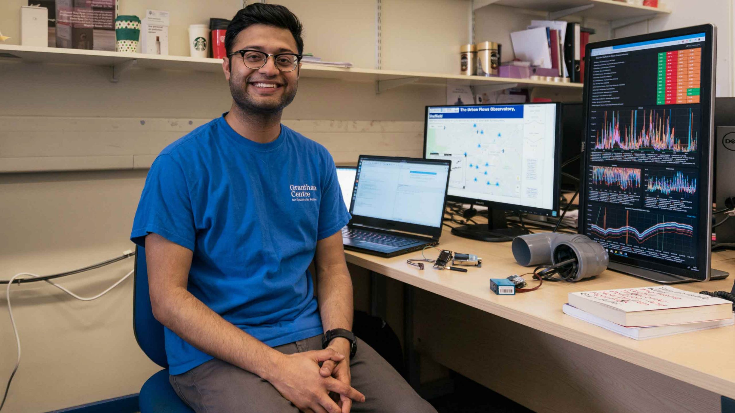 Rohit: creator of a warning system for woodburner air pollution
